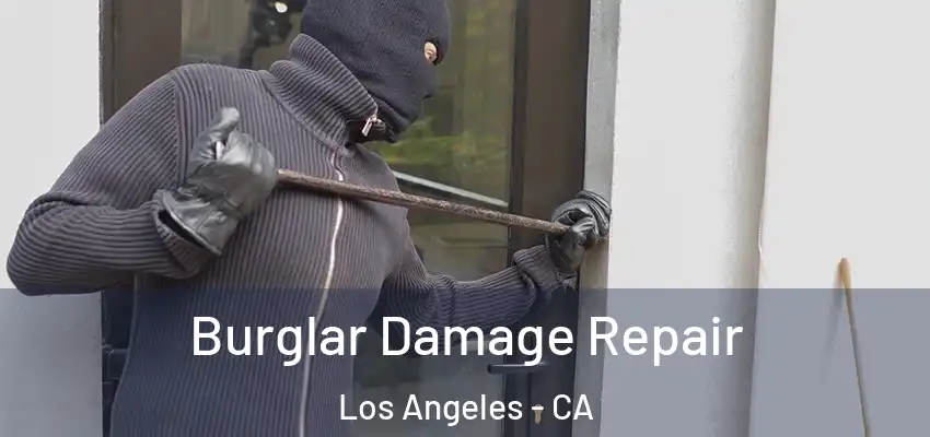 Burglar Damage Repair Los Angeles - CA
